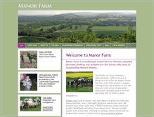 Tablet Screenshot of manorfarmsurrey.com